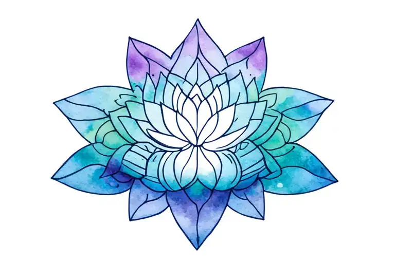 Mandala Design Inspired Featuring Yantra Lotus