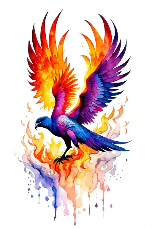 Phoenix Rising From The Ashes