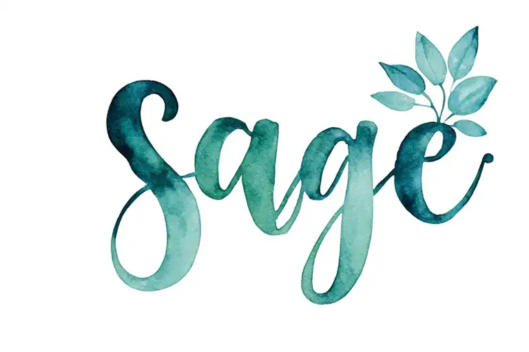 Sage Name Written