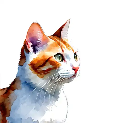 White And Orange Cat