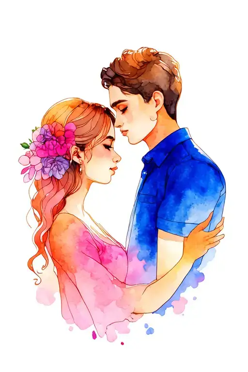 Couple Opposites Attract