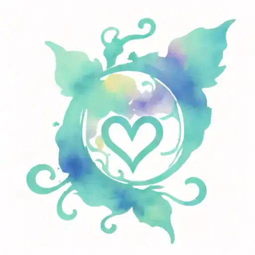 Unconditional Love Symbol Drawn