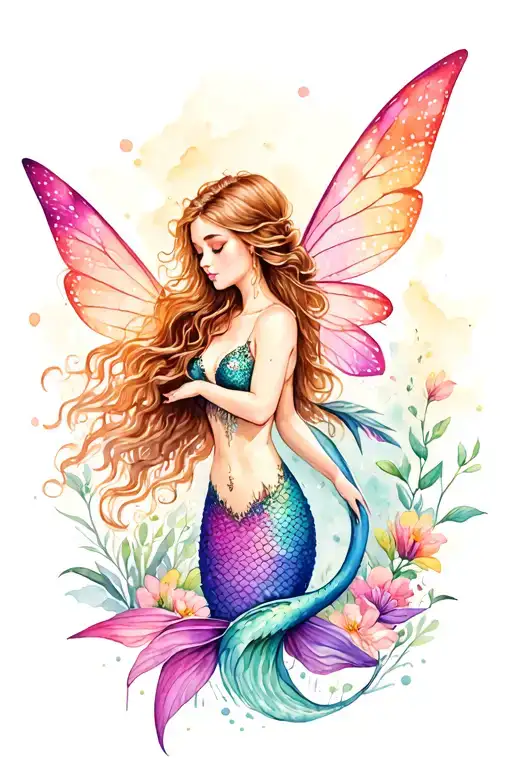 Fairy And Mermaid