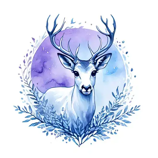 Doe Patronus Blue Purple
