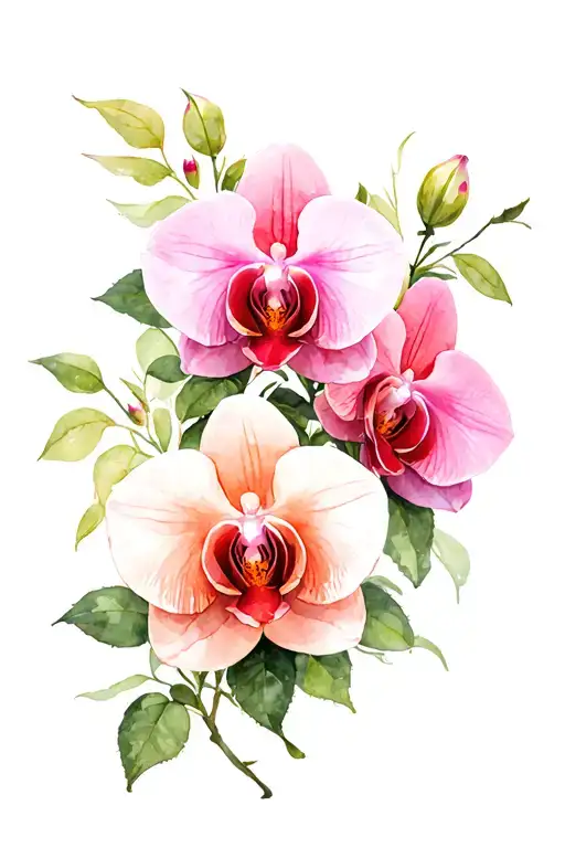 Roses And Orchids Roses