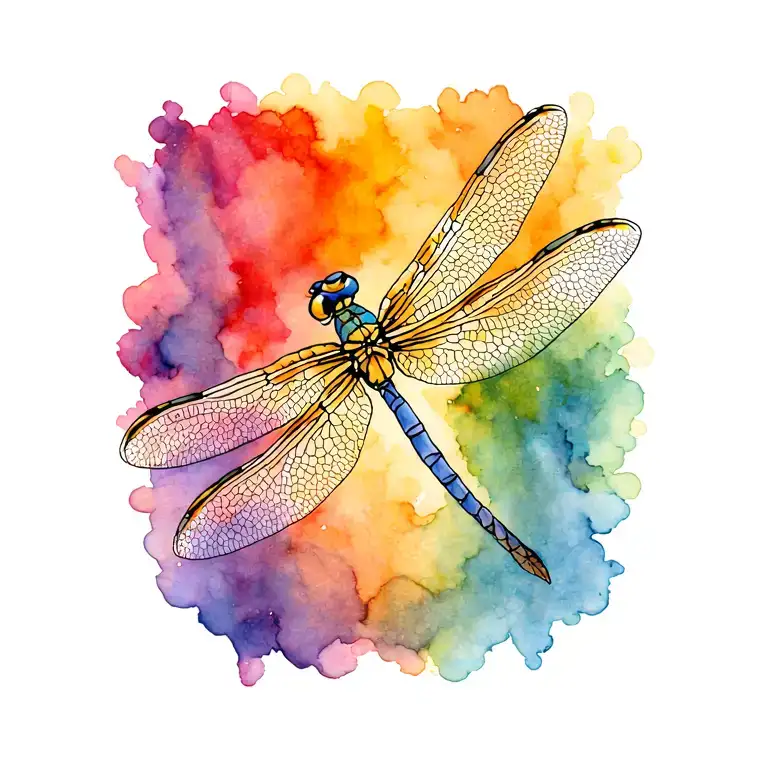 Dragonfly Flying