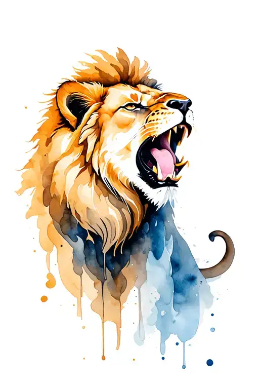 Lion Roaring