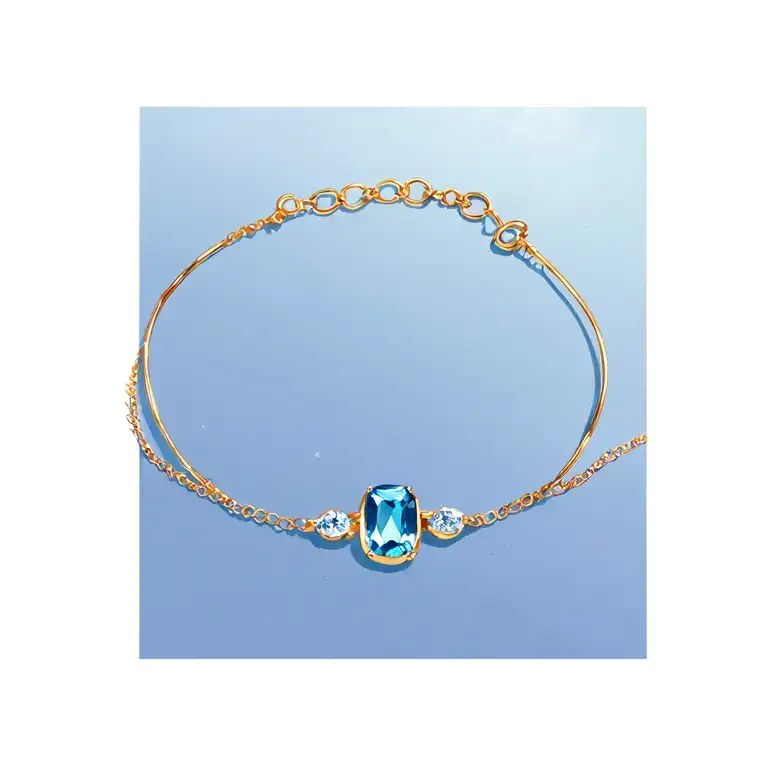 Thin Bracelet With Junes Gem And September Gem