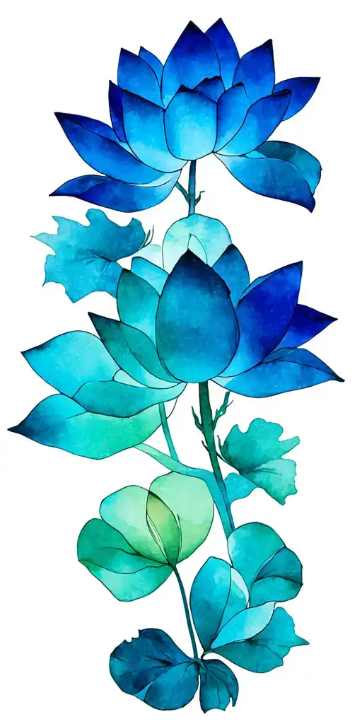 Lotus And Geo Patern