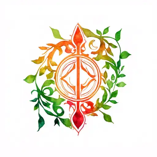 Fairy Tail Guild Symbol With Vines Wrapping