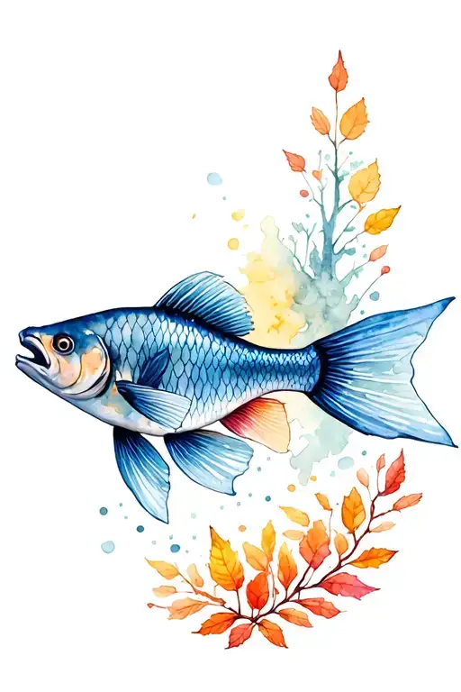 Coi Fish In The Forest