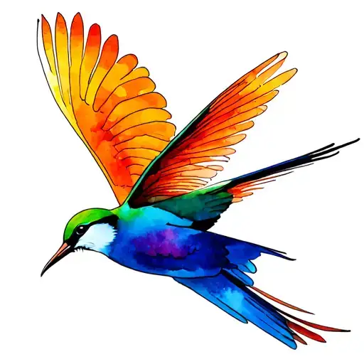 Bermuda Longtail Bird Flying