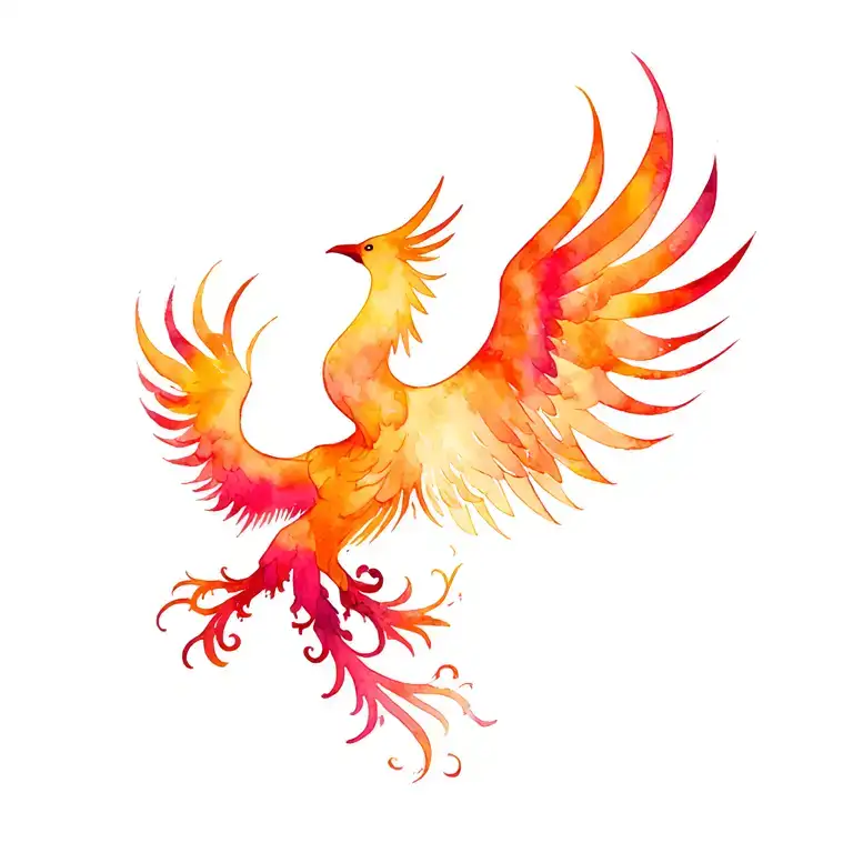 Phoenix Rising From The Ashes