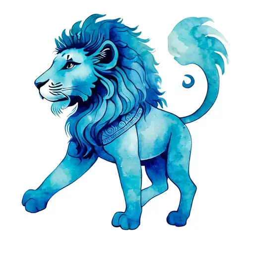 Hindu Lion With Vishnu