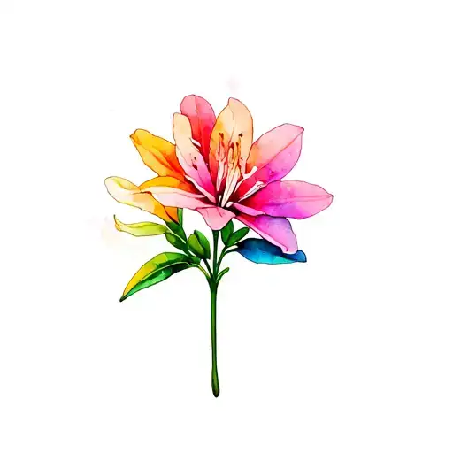 Rainbow Oleander Flower