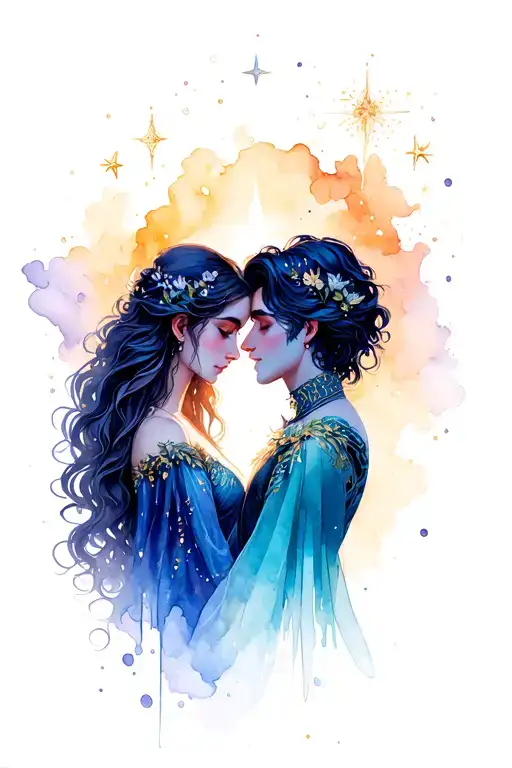 Feyre And Rhysand Starlight Nestled