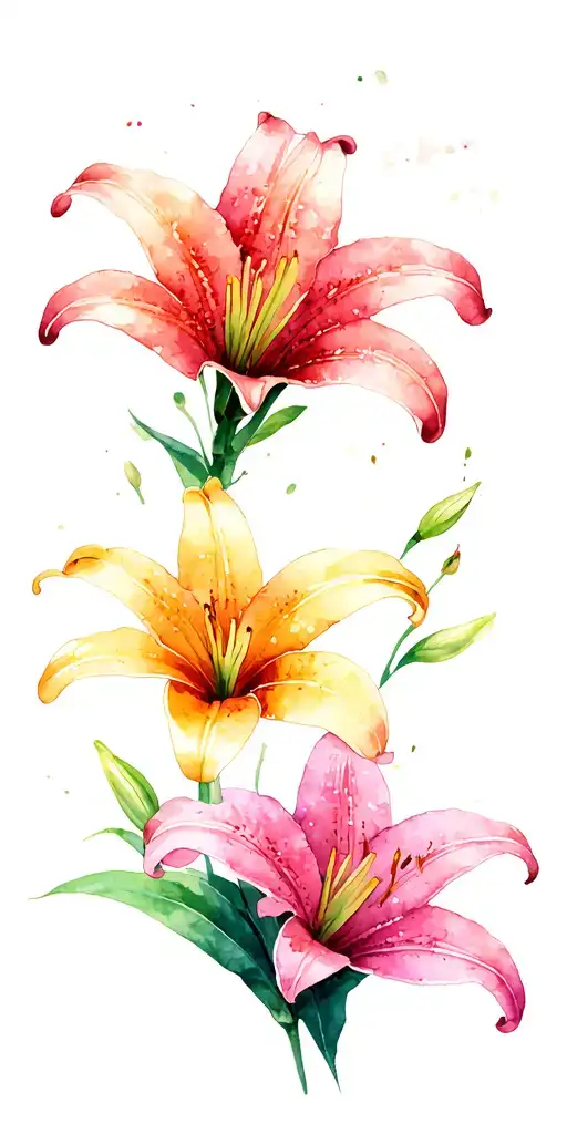 Veterinary Medicine With Lillies