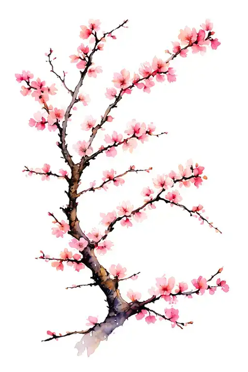 Cherry Blossom Tree Branches