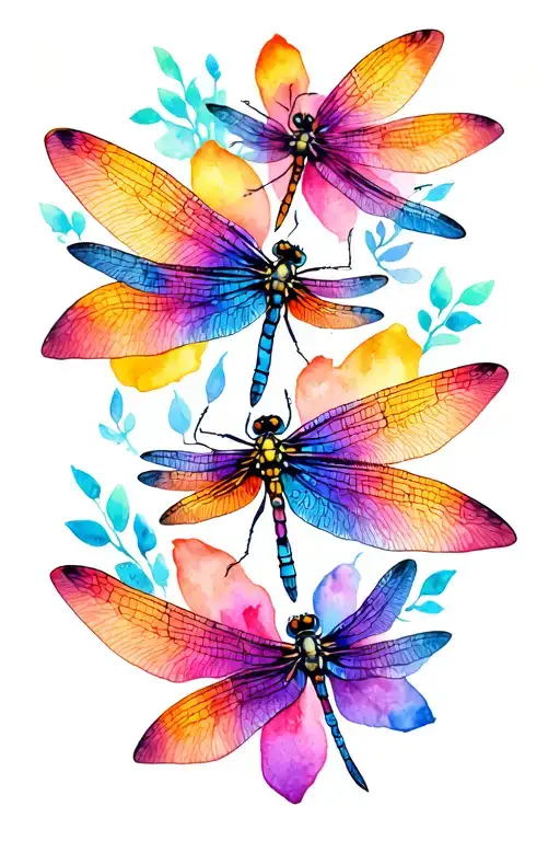 3D Realistic Dragonfly