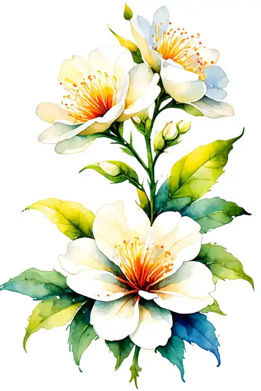 Jasmine Flower Blooming Flower Emerging