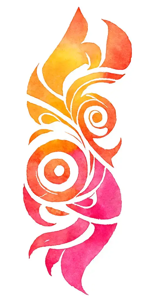 Maori Tribal Patterns Symbolizing