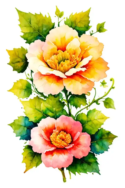 Ivy And Flower Wrap My Arm Sleeve