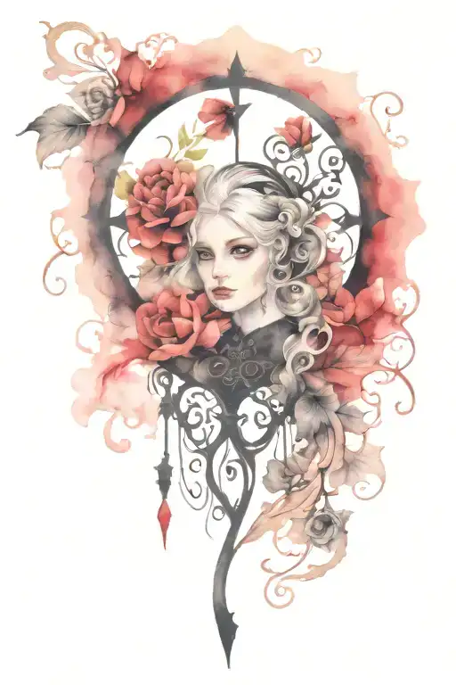 Red And Black Gothic Inspired