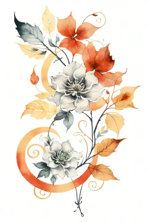 Red And Black Fine Line