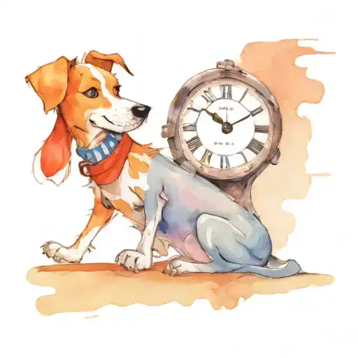 The Clock Dog And Boy From The Phantom Tollbooth Aka The Cover Image