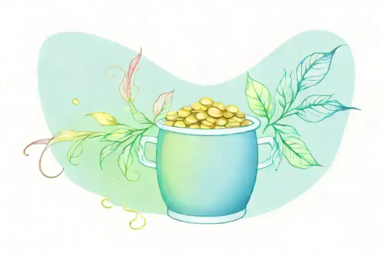 Rainbow With Pot Of Gold