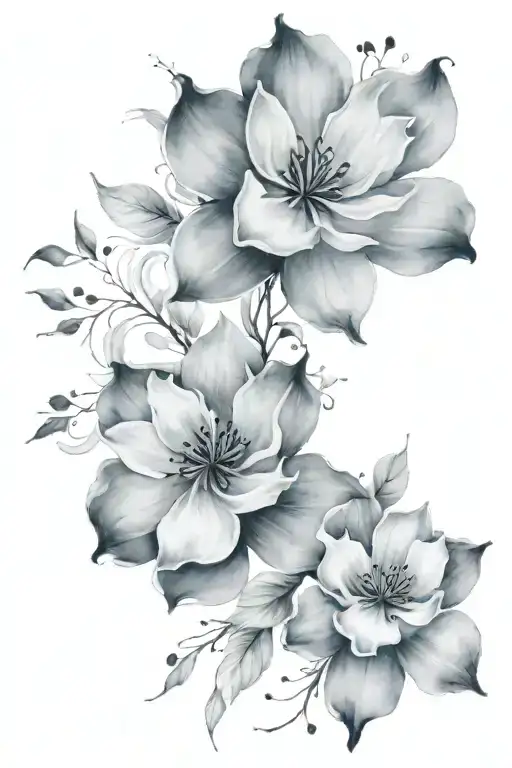 Black And White Tattoo Design