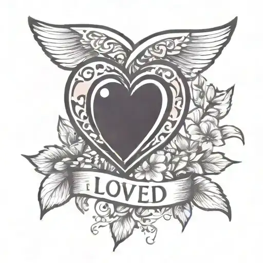 Heart Shape I Loved Mom