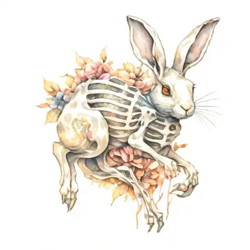 White Rabbit Skeleton