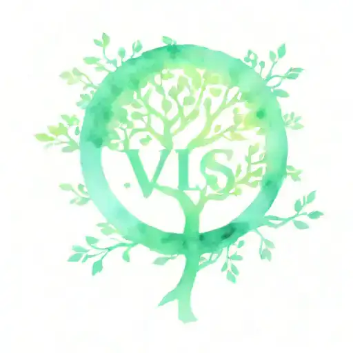 Tree Of Life On The Branches The Letters V L S T