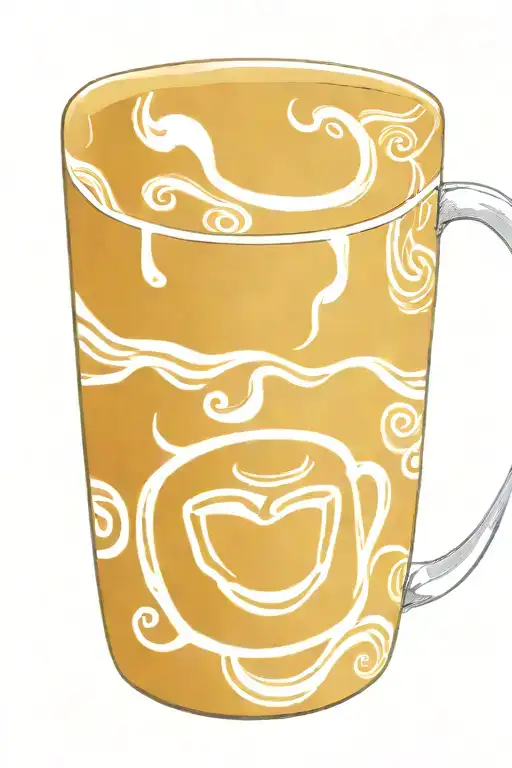 Coffee Mug Glas Happy Face Latte Machiato