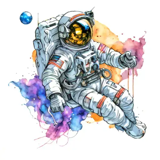 Astronaut Looking