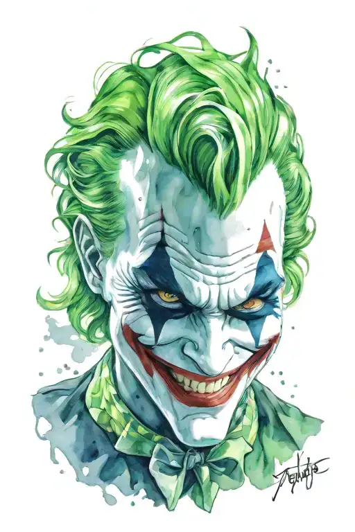 Joker Heavy Smile Realistic