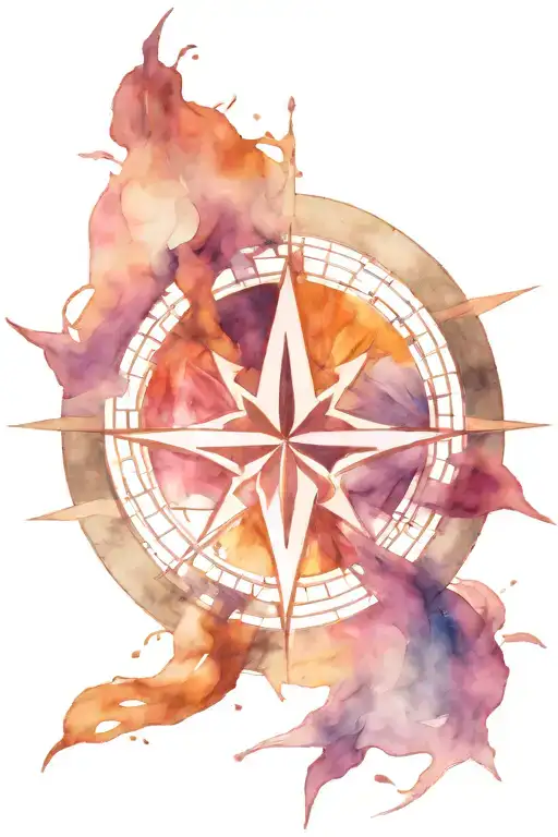 Tomorrowland Logo Inside A Compass Rose Intertwined