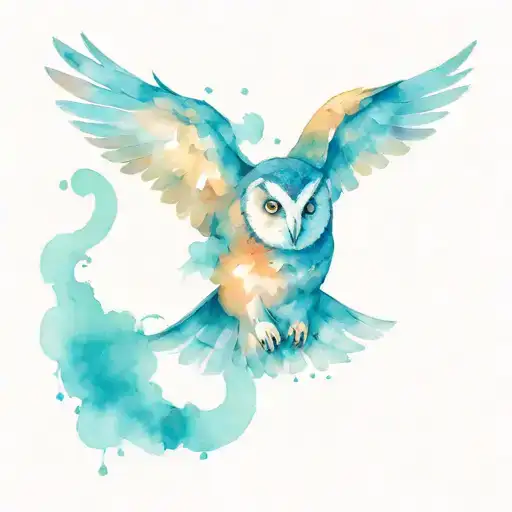 Owl Flying