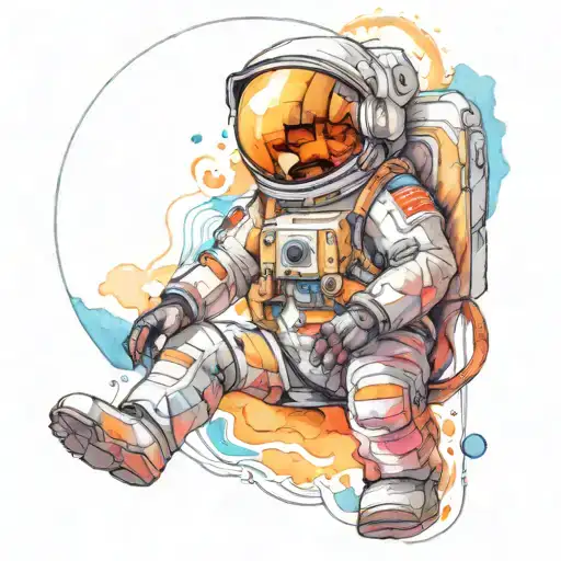Astronaut Looking