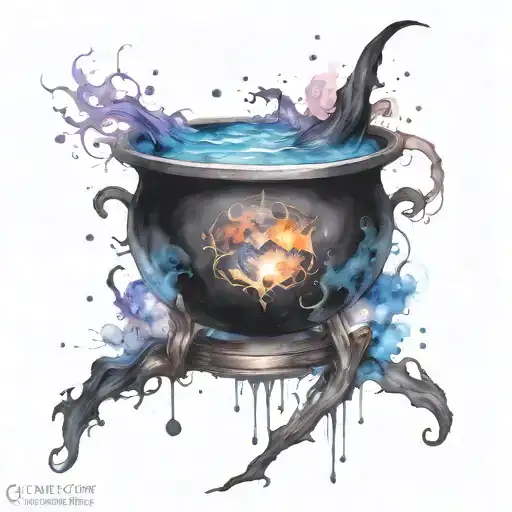 Cosmic Overflowing Witch Cauldron