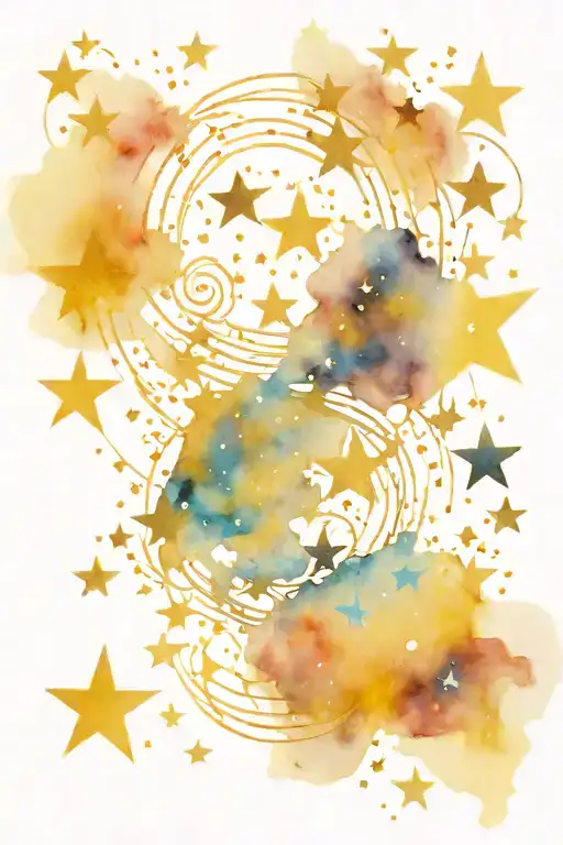 Galaxy Filled With Stars