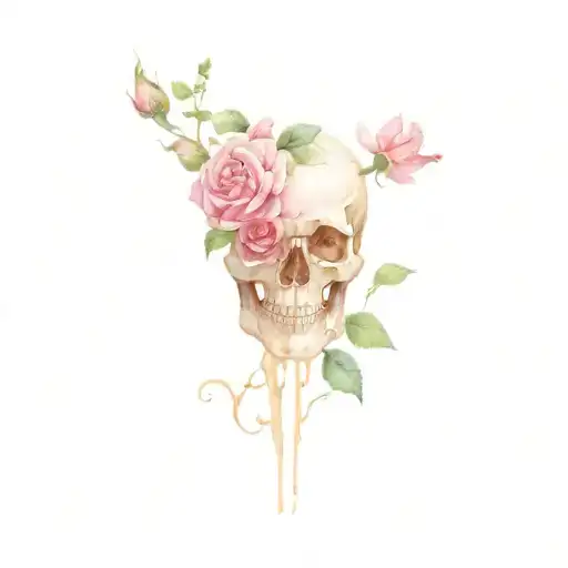 Skull And Roses