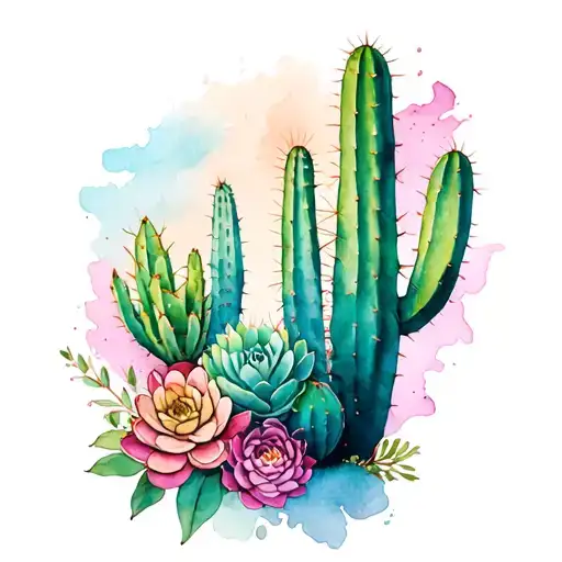 Cactus And Succulent Feminine