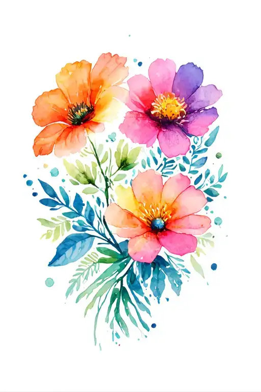 Anxiety Beach Mountains Flowers Crochet