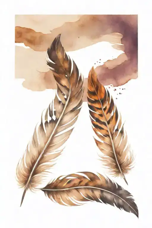 Feather And Tiger Eye