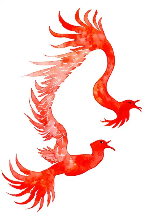 Flying Phoenix Red Details