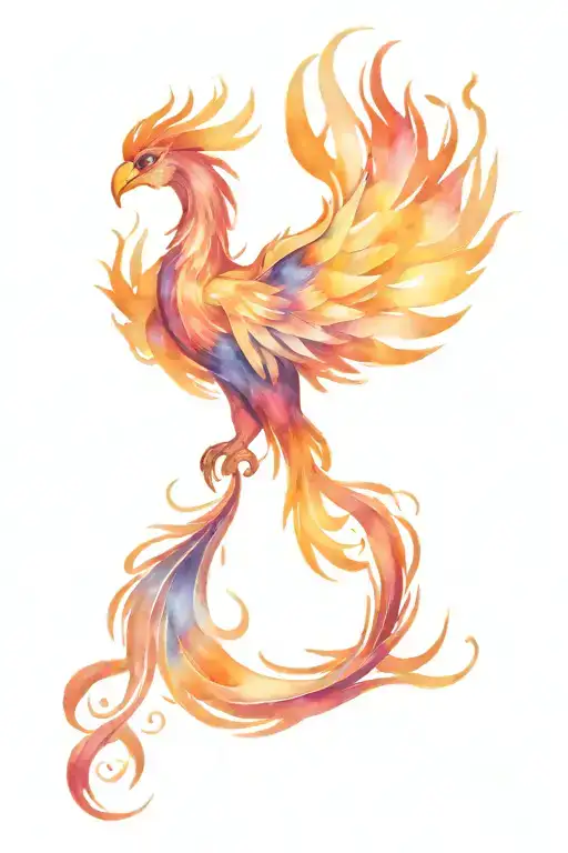 Phoenix Rising From Scorpion