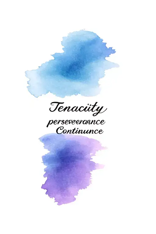 Forearm Tattoo For Women With The Word Tenacity Perseverance Continuance