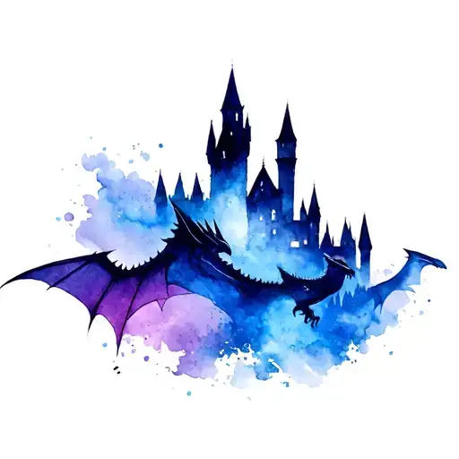 How To Train Your Dragon And Harry Potter Castle